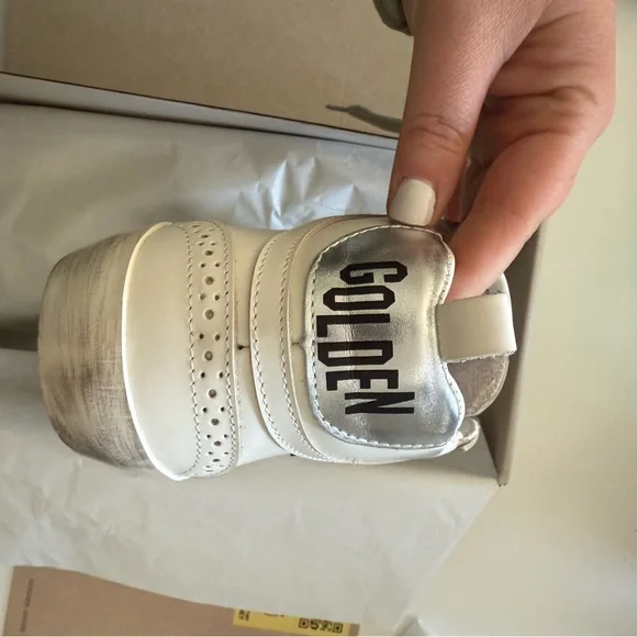 Golden Goose Mid Star Sneakers - Cream and Black - Picture 2 of 6